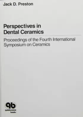 Couverture du produit · Perspectives in Dental Ceramics: Proceedings of the Fourth International Symposium on Ceramics