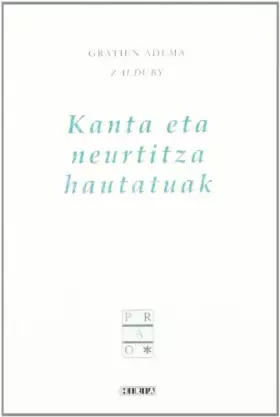 Couverture du produit · Kanta Eta Neurtitza Hautatuak (Parnasoa)