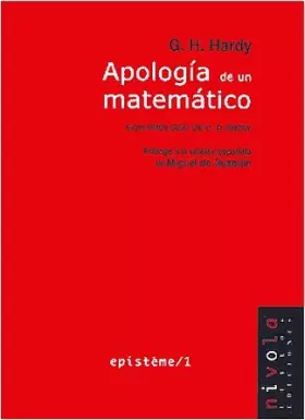 Couverture du produit · Apología de un matemático: 1 (Epistéme)