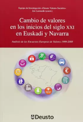 Couverture du produit · Cambio de valores en los inicios del siglo XXI en Euskadi y Navarra (Ciencias Sociales)