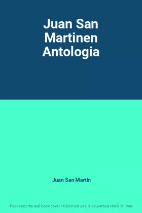 Couverture du produit · Juan San Martinen Antologia