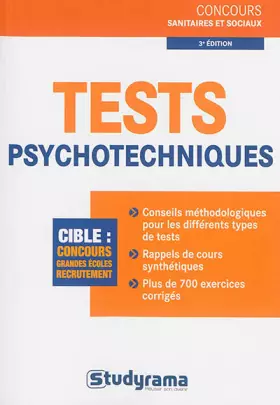 Couverture du produit · Tests psychotechniques