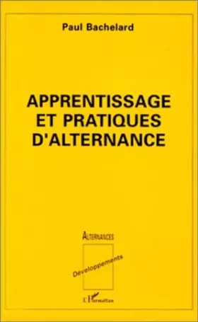 Couverture du produit · Apprentissage et pratiques d'alternance