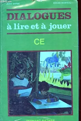 Couverture du produit · Dialogues à lire et à jouer : Guide pédagogique