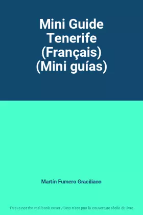 Couverture du produit · Mini Guide Tenerife (Français) (Mini guías)