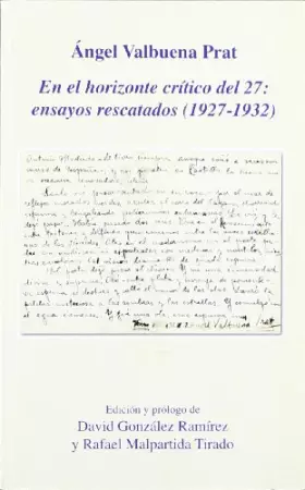 Couverture du produit · En El Horizonte Critico Del 27: Ensayos Rescatados