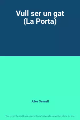 Couverture du produit · Vull ser un gat (La Porta)