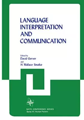 Couverture du produit · Language Interpretation and Communication (Nato Conference Series)