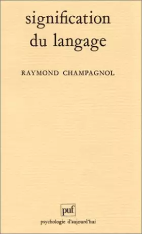 Couverture du produit · Signification du langage