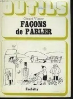 Couverture du produit · FACONS DE PARLER