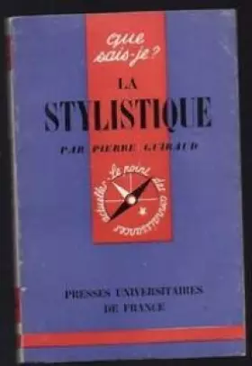 Couverture du produit · La stylistique.