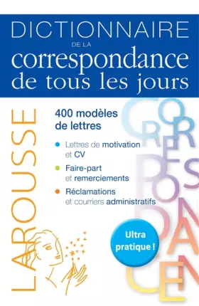 Couverture du produit · Dictionnaire de la correspondance de tous les jours