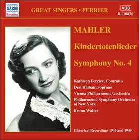 Couverture du produit · Mahler : Kindertotenlieder  Symphonie n° 4
