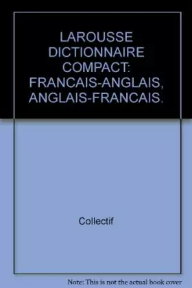 Couverture du produit · Dictionnaire compact français-anglais, anglais-français