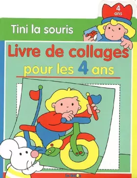 Couverture du produit · Tini la souris - livre de collages - 4 ans