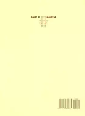 Couverture du produit · Les bases de Manresa de 1892 i els orígens del catalanisme (Col¨lecció Textos i documents)
