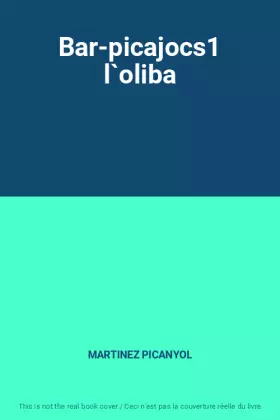 Couverture du produit · Bar-picajocs1 l`oliba