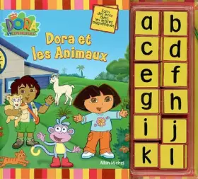Couverture du produit · Dora et les animaux : Ecris des mots avec les lettres magnétiques