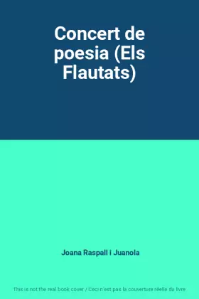 Couverture du produit · Concert de poesia (Els Flautats)