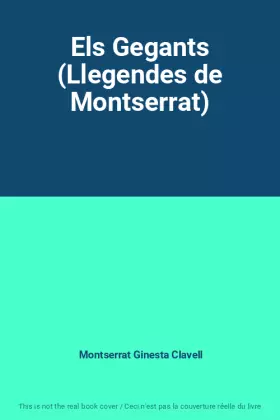 Couverture du produit · Els Gegants (Llegendes de Montserrat)