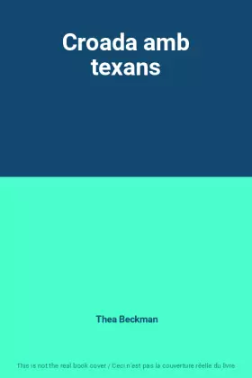 Couverture du produit · Croada amb texans