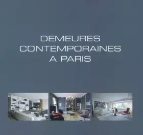 Couverture du produit · Demeures contemporaines à Paris