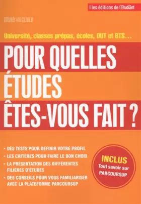 Couverture du produit · Pour quelles études êtes vous fait ?