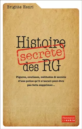 Couverture du produit · Histoire secrète des RG