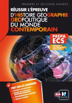 Couverture du produit · Réussir l'épreuve Histoire Géographie - Géopolitique du monde contemporain 3e édition