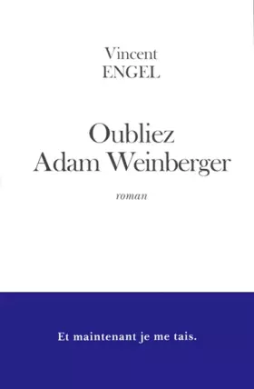 Couverture du produit · Oubliez Adam Weinberger