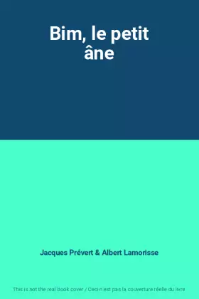 Couverture du produit · Bim, le petit âne