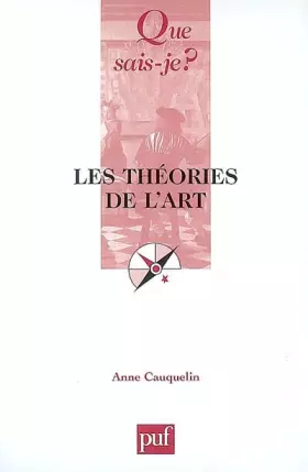 Couverture du produit · Les théories de l'art