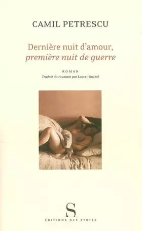 Couverture du produit · Dernière nuit d'amour, première nuit de guerre