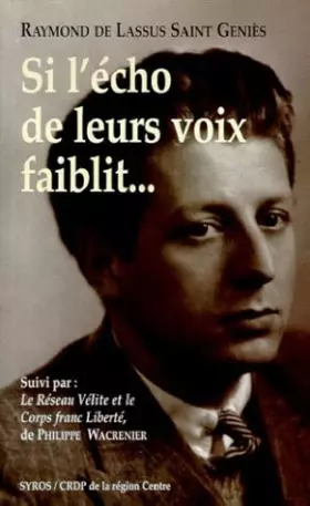 Couverture du produit · SI L'ECHO DE LEURS VOIX FAIBLIT...