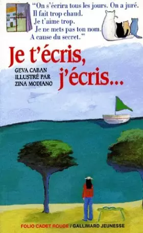 Couverture du produit · Je t'écris, j'écris