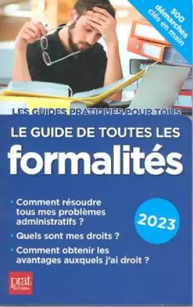 Couverture du produit · Le guide de toutes les formalités 2023