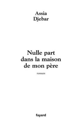 Couverture du produit · Nulle part dans la maison de mon père