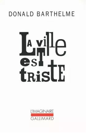 Couverture du produit · La ville est triste