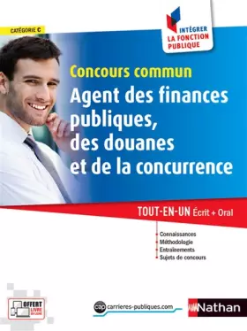 Couverture du produit · Concours commun Agent des finances publiques, des douanes et de la concurrence