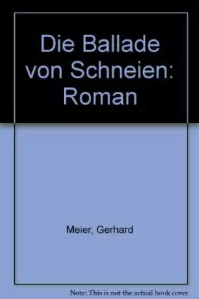 Couverture du produit · Die Ballade vom Schneien: Roman