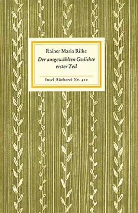 Couverture du produit · Der ausgewählten Gedichte erster Teil (Insel-Bücherei)