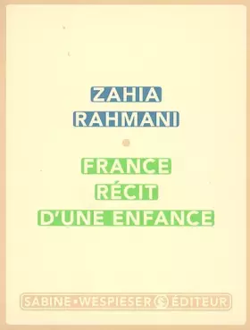 Couverture du produit · France, récit d'une enfance