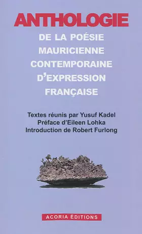 Couverture du produit · Anthologie de la poésie mauricienne contemporaine d'expression française