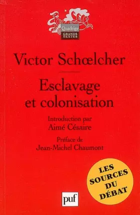 Couverture du produit · Esclavage et colonisation