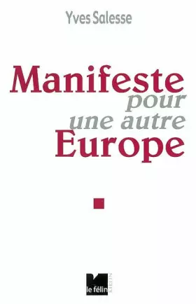 Couverture du produit · Manifeste pour une autre Europe