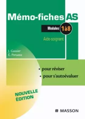 Couverture du produit · Mémo-fiches AS - Modules 1 à 8 - Aide-soignant