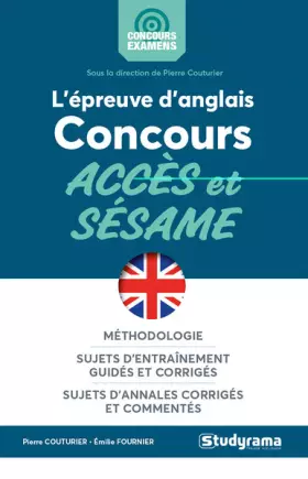 Couverture du produit · L’épreuve d’anglais aux concours accès et sésame