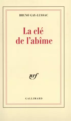 Couverture du produit · La clé de l'abîme