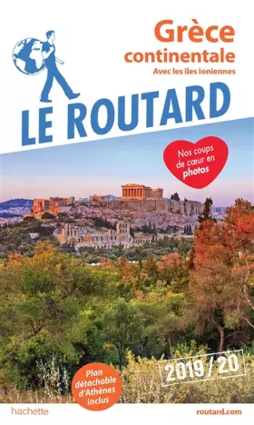 Couverture du produit · Guide du Routard Grèce continentale 2019/20: (avec les Îles Ioniennes)