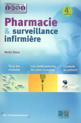 Couverture du produit · Pharmacie & surveillance infirmière